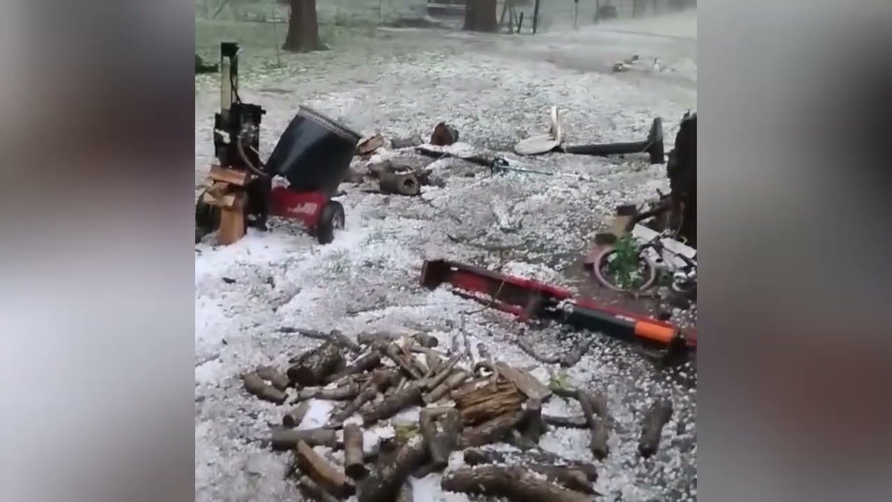 Chaos in Oklahoma Today! Massive Hail Storm Swept Away Homes, Cars in ...