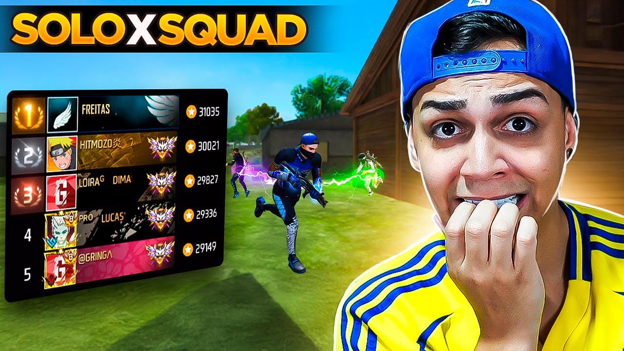 JOGUEI DUAS PARTIDA NO RANKING TOP GLOBAL DA NOVA TEMPORADA E RUSHEI SEM PARAR SOLO VS SQUAD!!