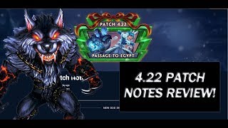 fineokay - 4.22 PATCH NOTES REVIEW! (Fenrir Buff PogChamp!)