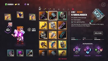 Minecraft Dungeons Zeus Build Apoc+25 Obsidian Pinnacle