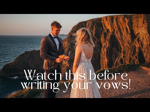 Best Groom Wedding Vows Ever?! | personal wedding vows example video