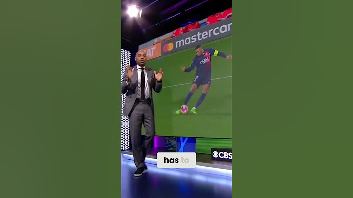 Thierry Henry on Mbappé's masterclass finishing😱 #football #shorts