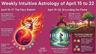Weekly Intuitive Astrology April 15 To 22  Aries New Moon Sovereign Soul Incoming Taurus Season