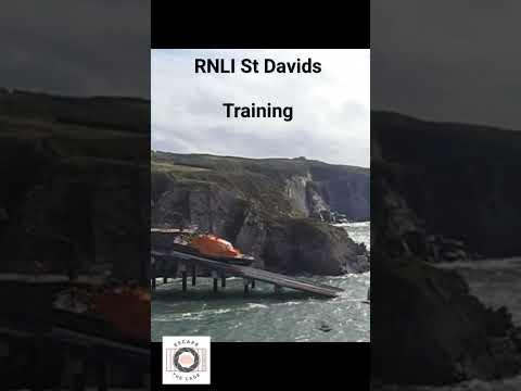 #RNLI #St #Davids #Wales #Training #launch                          #lifeboat #heros #watersafety