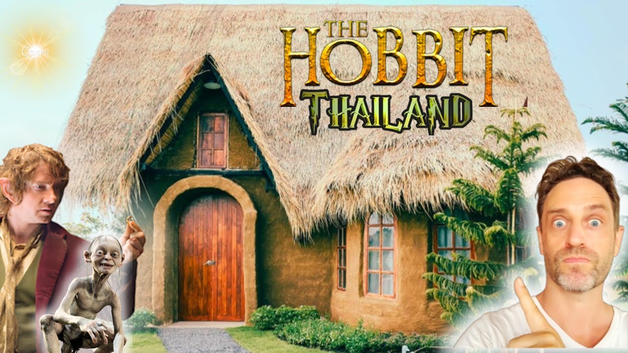 I Slept in a Real Hobbit House in THAILAND | Mud Home Stay Hidden in Rural Thailand