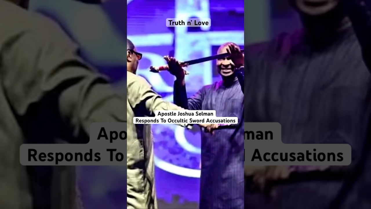 ⁣Apostle Joshua Selman Responds To ‘Occultic’ Sword Issue #joshuaselman #duncanwilliams #jerryeze