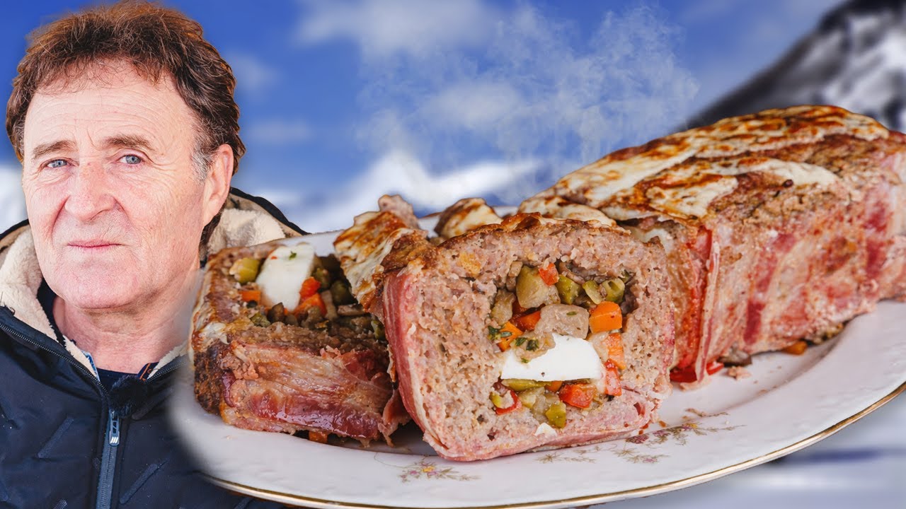 Руло Стефани с бекон и зеленчуци