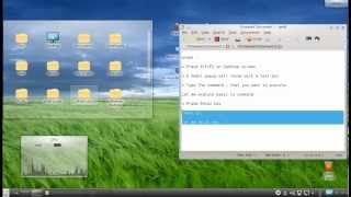 Linux Run a command or shell script from desktop screen with out opening Terminal