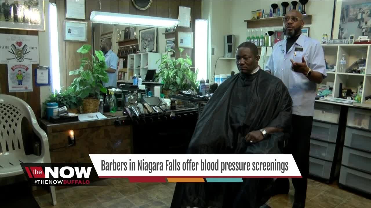 Barbers in Niagara Falls offer blood pressure screenings