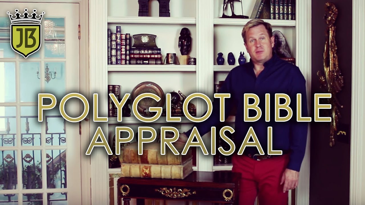 1599 Antique German Polyglot Bible Appraisal by James Bean Estate Sales