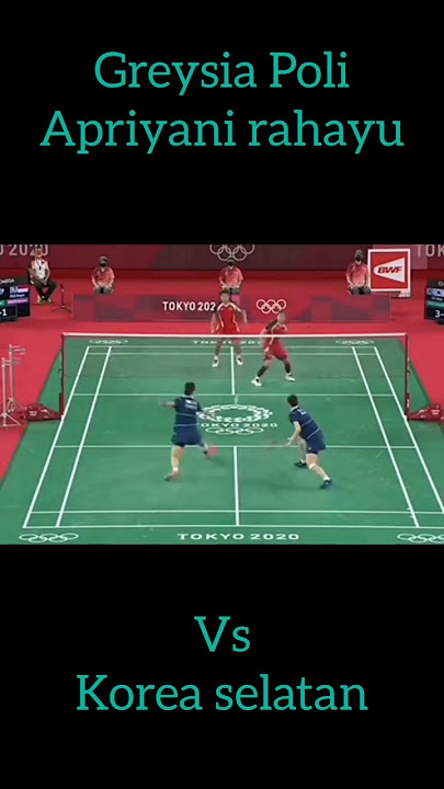 Greysia Poli / Apriyani Rahayu vs Korsel #badminton #shortvideos #indonesia #bulutangkis #viral
