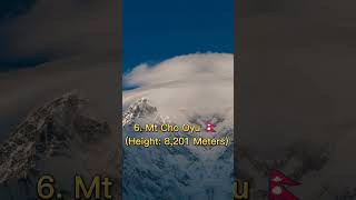Top 10 Highest Mountains In The World