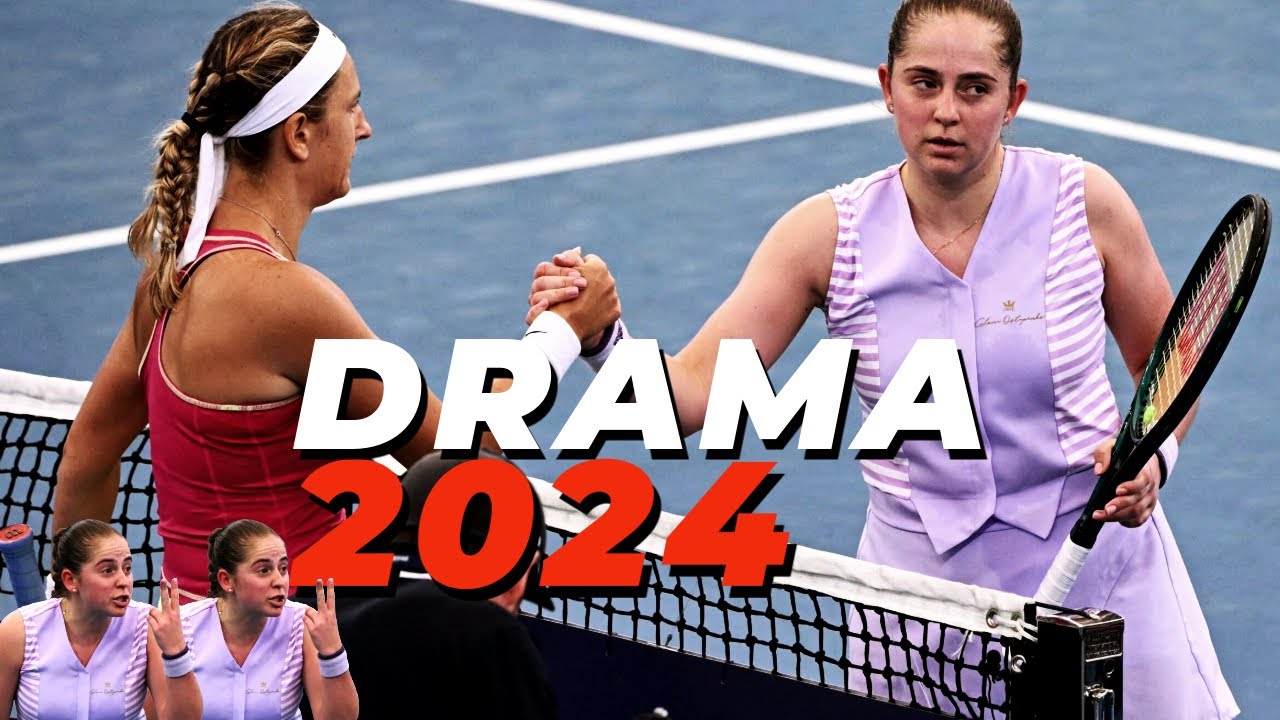TOP 10 WTA Tennis DRAMA in 2024 (Brutal)