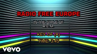 R. E. M - Radio Free Europe (Karaoke)