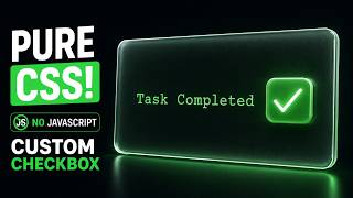 Code An Animated Checkbox Step By Step (HTML, CSS & SVG)