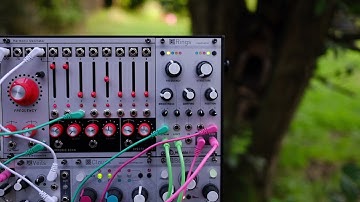 Modular #24 Black Faces - Ambient- Mutable Instruments Beads Marbles Verbos Harmonic Oscillator