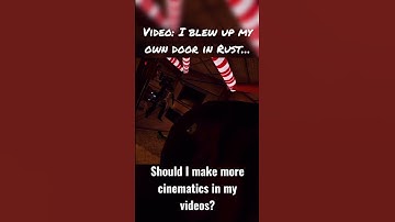 I made a cinematic in rust!! #facepunch #gaming #playrust #rust #rustgame #facepunchstudios