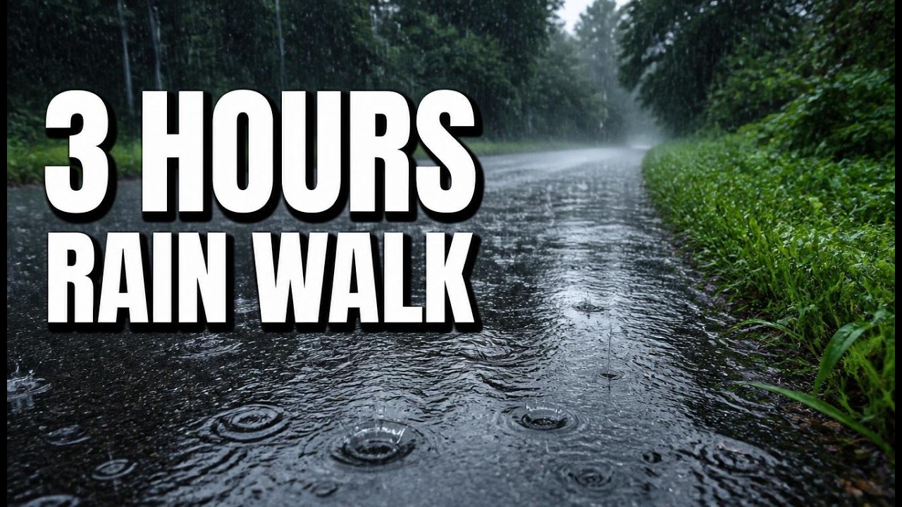 Mira 3 Hours ASMR Rain Walk on a Quiet Road 🌧️ Daytime Puddle Sounds for Study & Relaxation en YouTube Mira 3 Hours ASMR Rain Walk on a Quiet Road 🌧️ Daytime Puddle Sounds for Study & Relaxation en YouTube