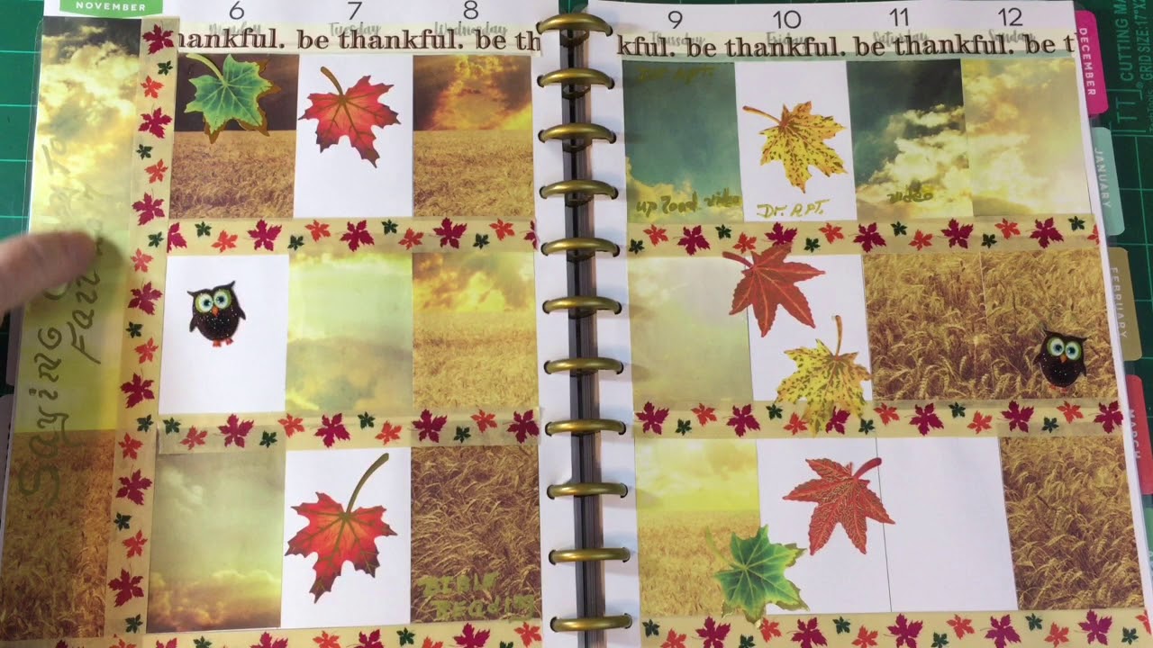 Plan With Me | Saying Goodbye To Fall | Happy Planner