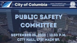 Public Safety Committee | September 26, 2023