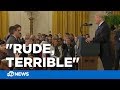 Trump calls CNN's Jim Acosta a "rude, terrible" person