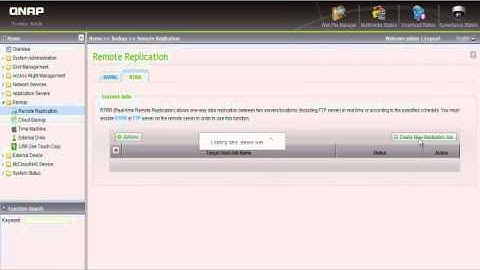 QNAP Turbo NAS Real Time Remote Replication