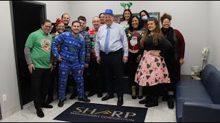 Corporate Entertainment for Sharp Management's Holiday Office Party in Brooklyn NYC December 2020