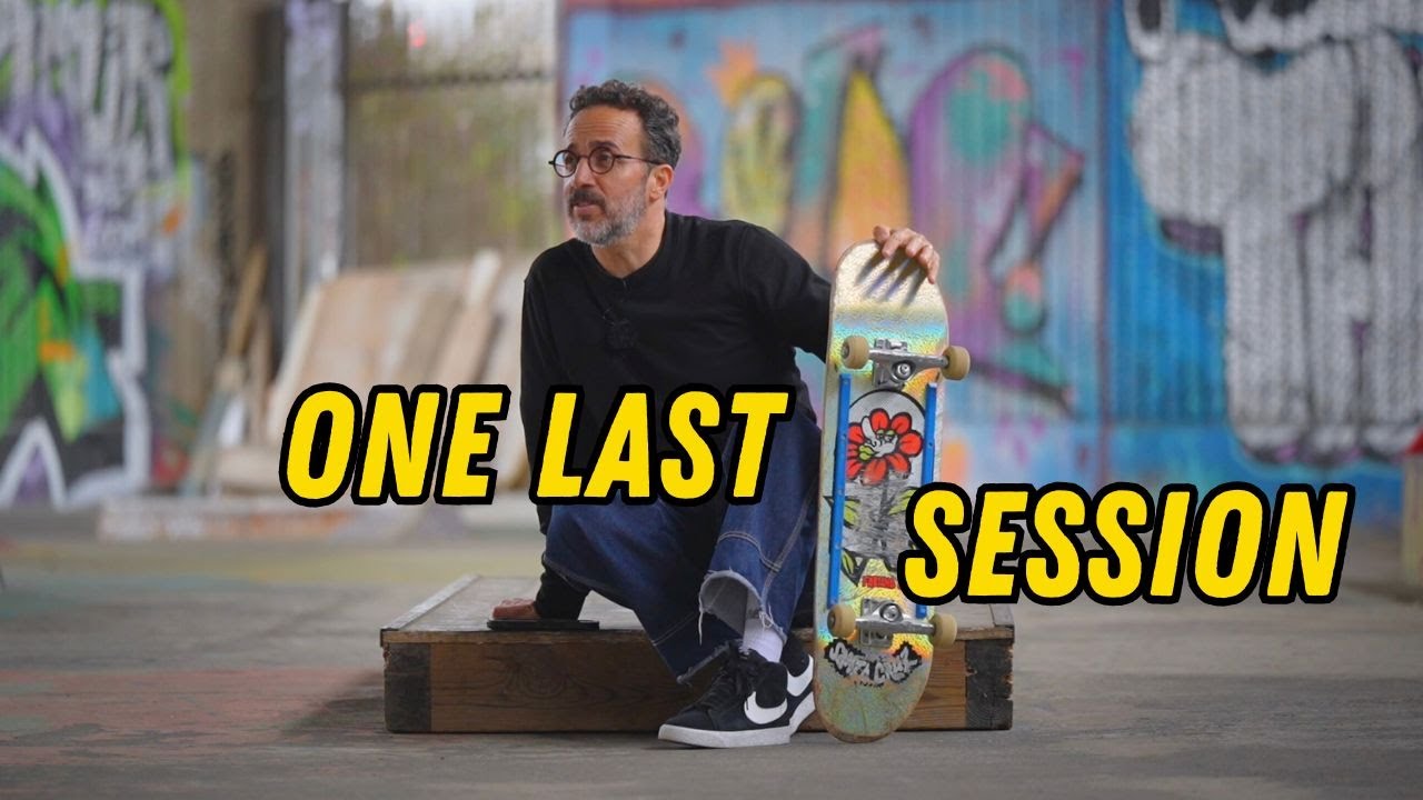 Последняя тренировка | Благодарен за то, что продолжаю кататься на скейтборде в 50 лет