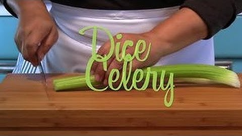 How to Dice Celery