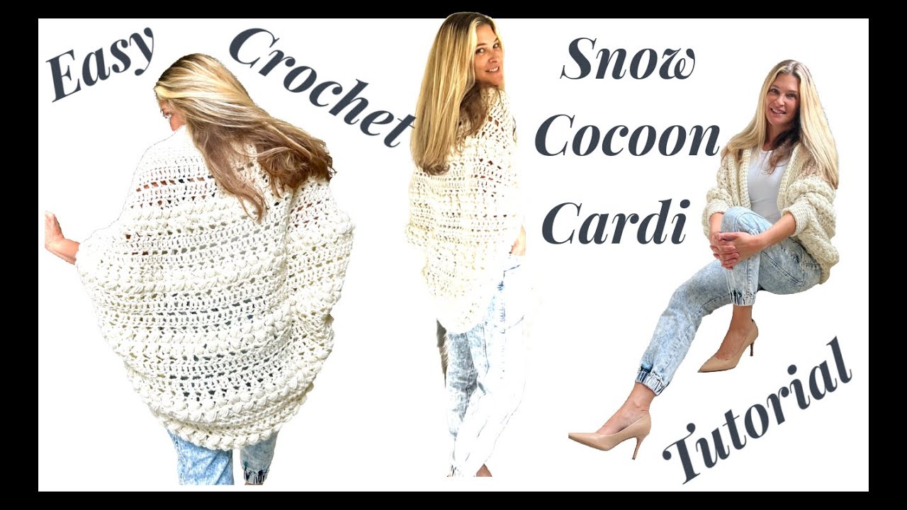 Annoo's Crochet World: Easy Fluffy Cloud Cardigan