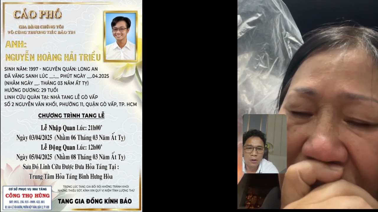 ( B. 76. ) Nén đau thương. Con nằm trên mái nhà 10 ngày mà không biết. Xin chia buồn.