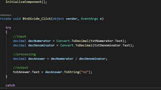 Exception Handling