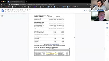 Two Stock Comparative Analysis