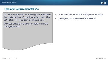 Why NETCONF and YANG
