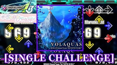 【DDR A3】 VOLAQUAS / BEMANI Sound Team "DJ TOTTO VS 兎々" [SINGLE CHALLENGE] 譜面確認+Clap