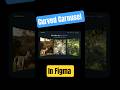 Curved Carousel animation in Figma Short video #figma #shorts