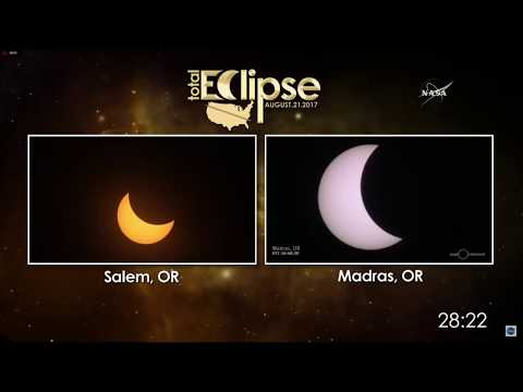 Solar Eclipse 2017 Accelerated video / Güneş Tutulması 2017 Hızlandırılmış Video