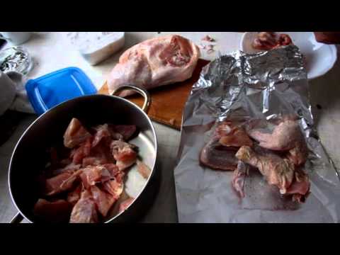 Видео рецепт Курица кусочками в фольге