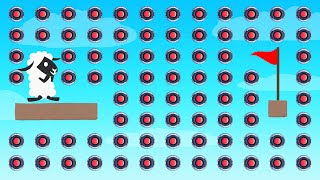 Noob Vs 1000 Mines ultimate Chicken Horse