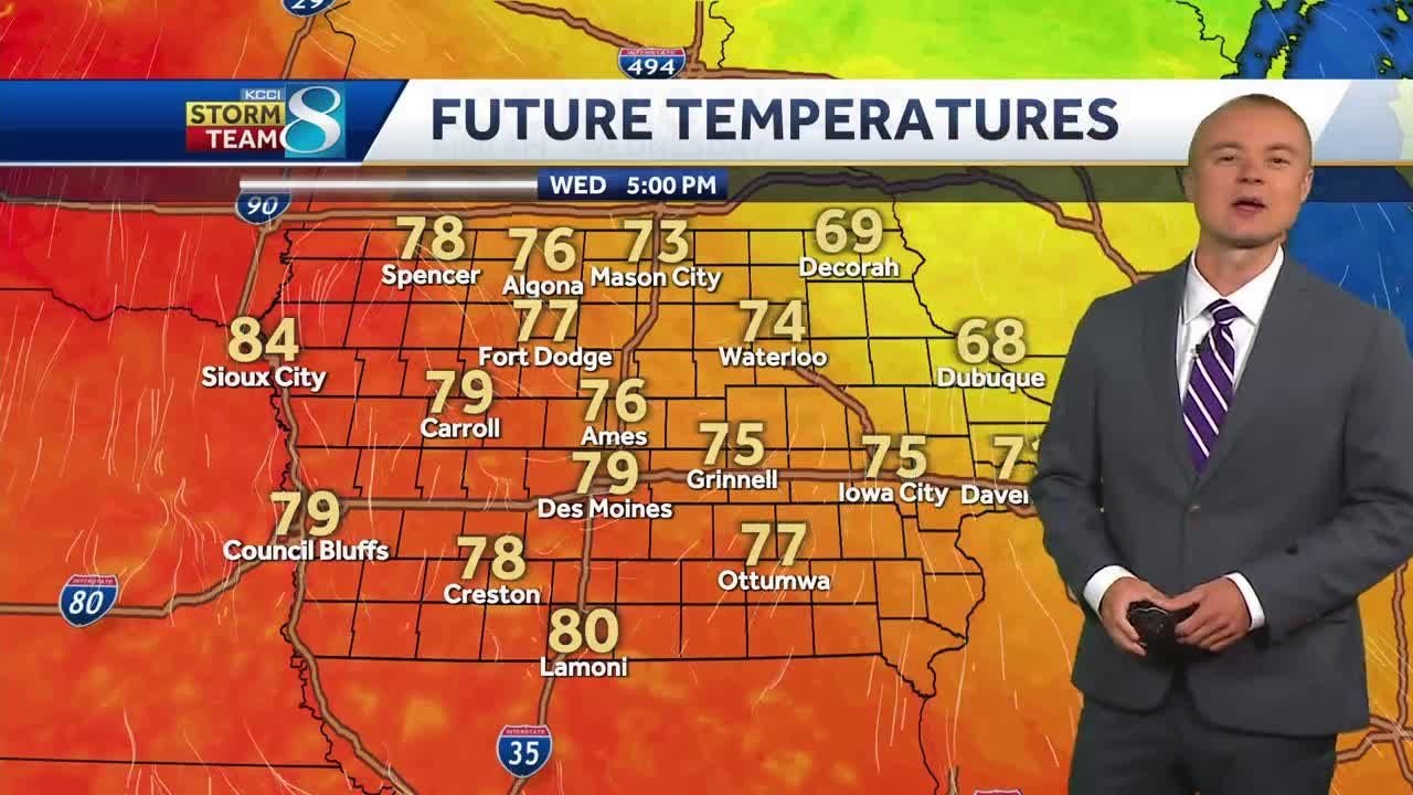 Tranquil weather today before rain chances later this week - YouTube