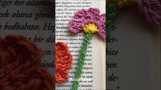 Örgü Kitap Ayracı #crochet #örgü #kitapayracı #örgükitapayracı #örgümodelleri #tığişi