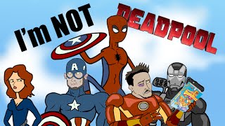 I'M NOT DEADPOOL! Captain America civil war parody