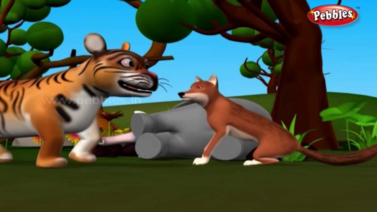The Clever Jackal | मराठी कथा | 3D Moral Stories For Kids in Marathi