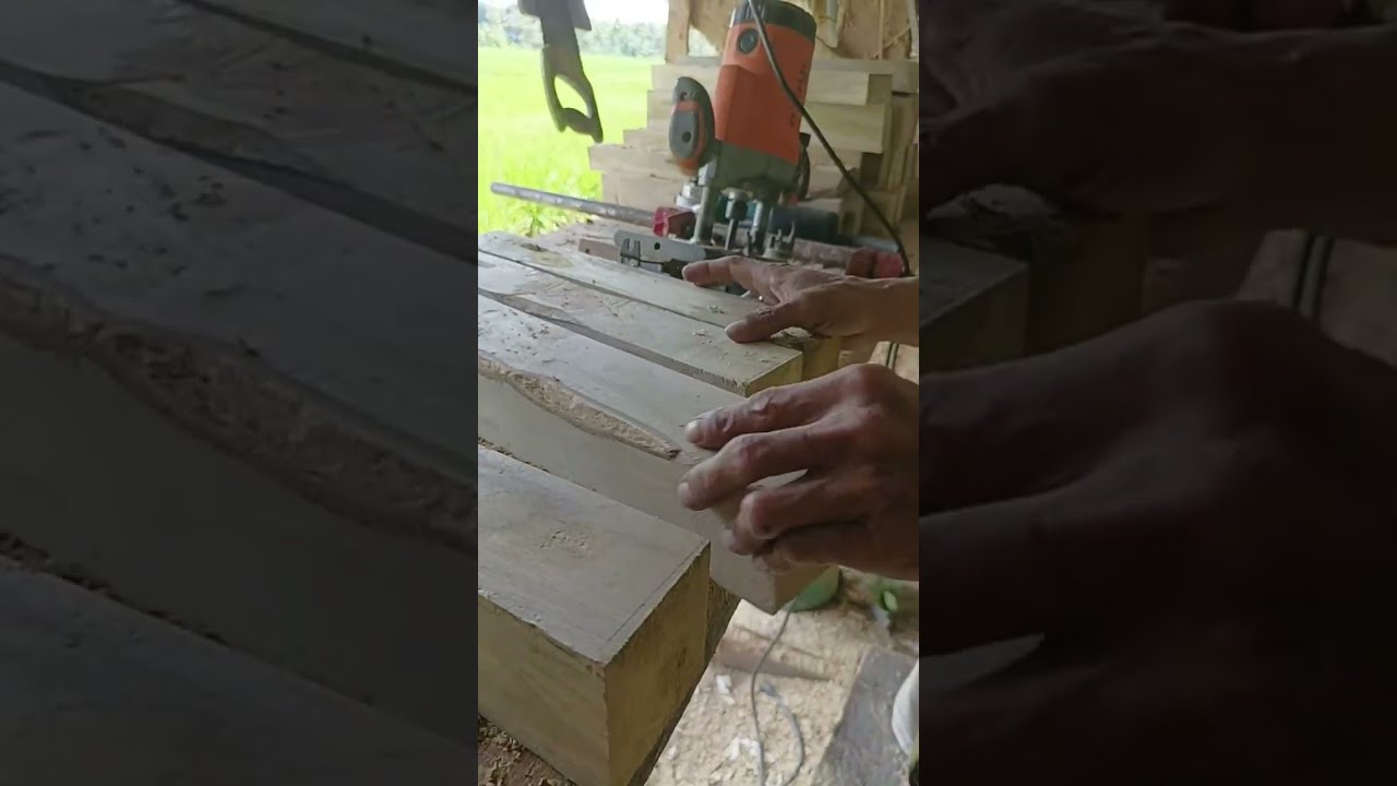 Using the Ingco Wood Router for Furniture Projects Plus a Quick Wood Shop Tour I Akie The Carpenter
