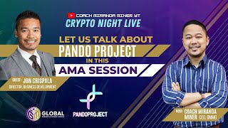 PANDO Project Ask me Anything Session with Jon Crispala | Streaming in the Blockchain Net Worth