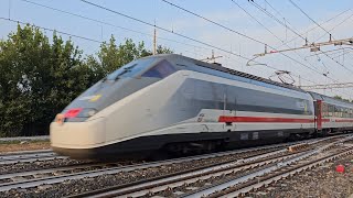 Due carrozze Frecciabianca per l'InterCity con E414 [4K]