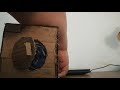 Mini cardboard washing machine  testing