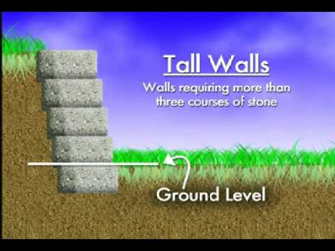 How To Build A Retaining Wall Youtube