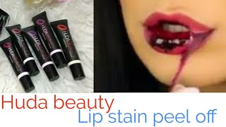 huda peel off lipstick