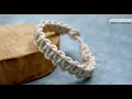 Square knot bracelet